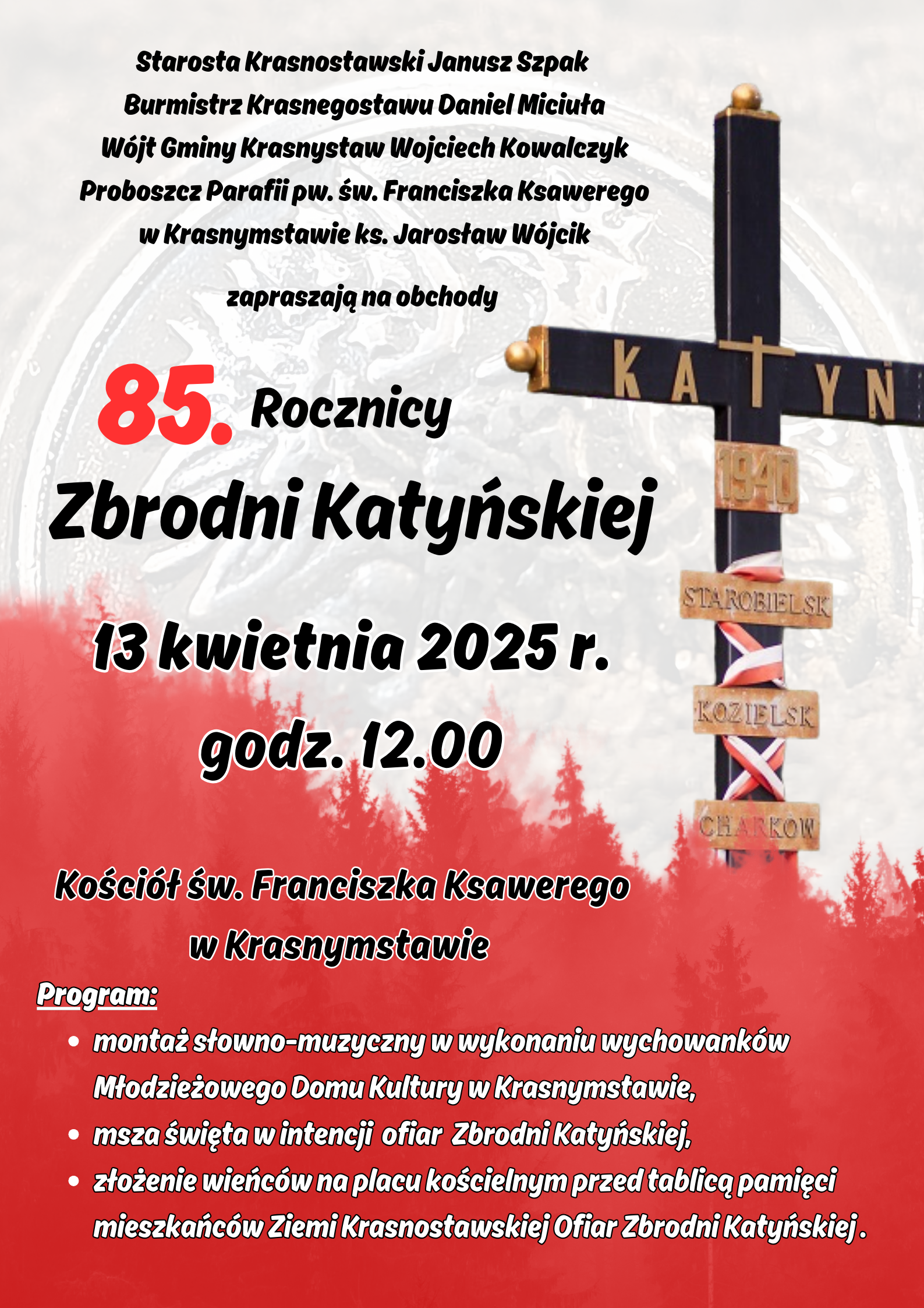 85 Rocznica Zbrodni Katyńskiej 