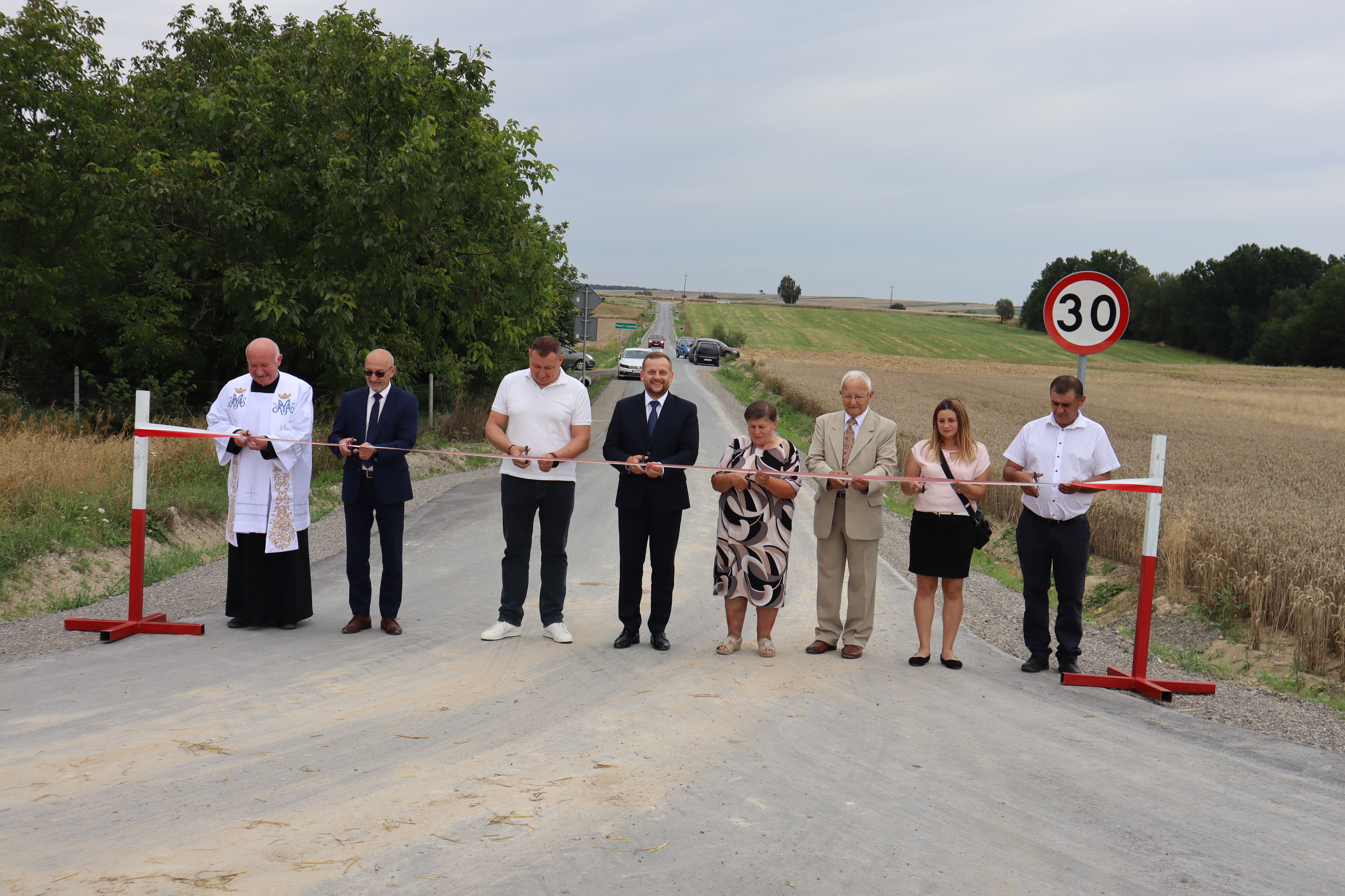 Otwarcie dróg w miejscowościach Majdan Łuczycki i Płonka Poleśna 