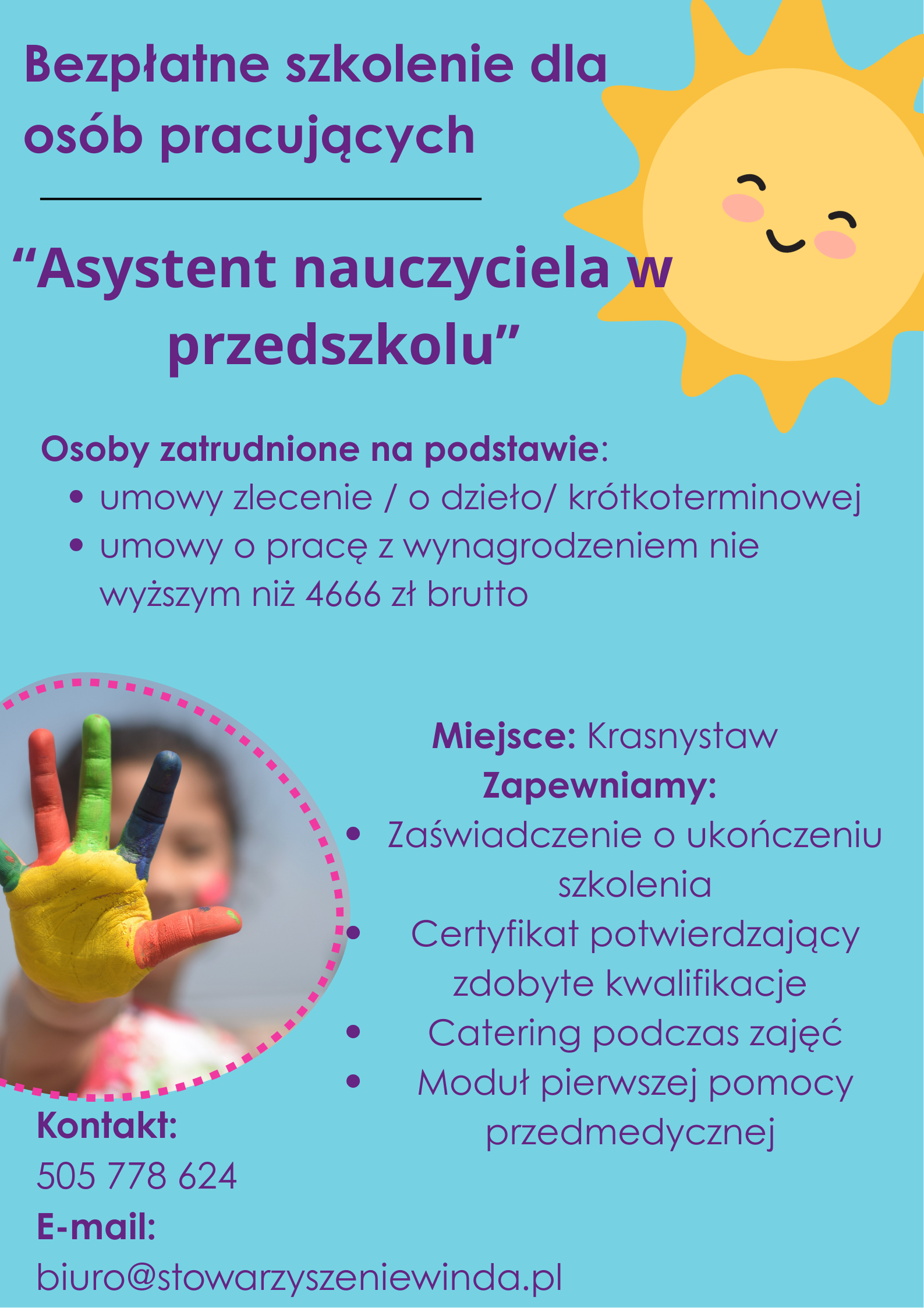 Bezpłatne szkolenia dla osób pracujących w Krasnymstawie