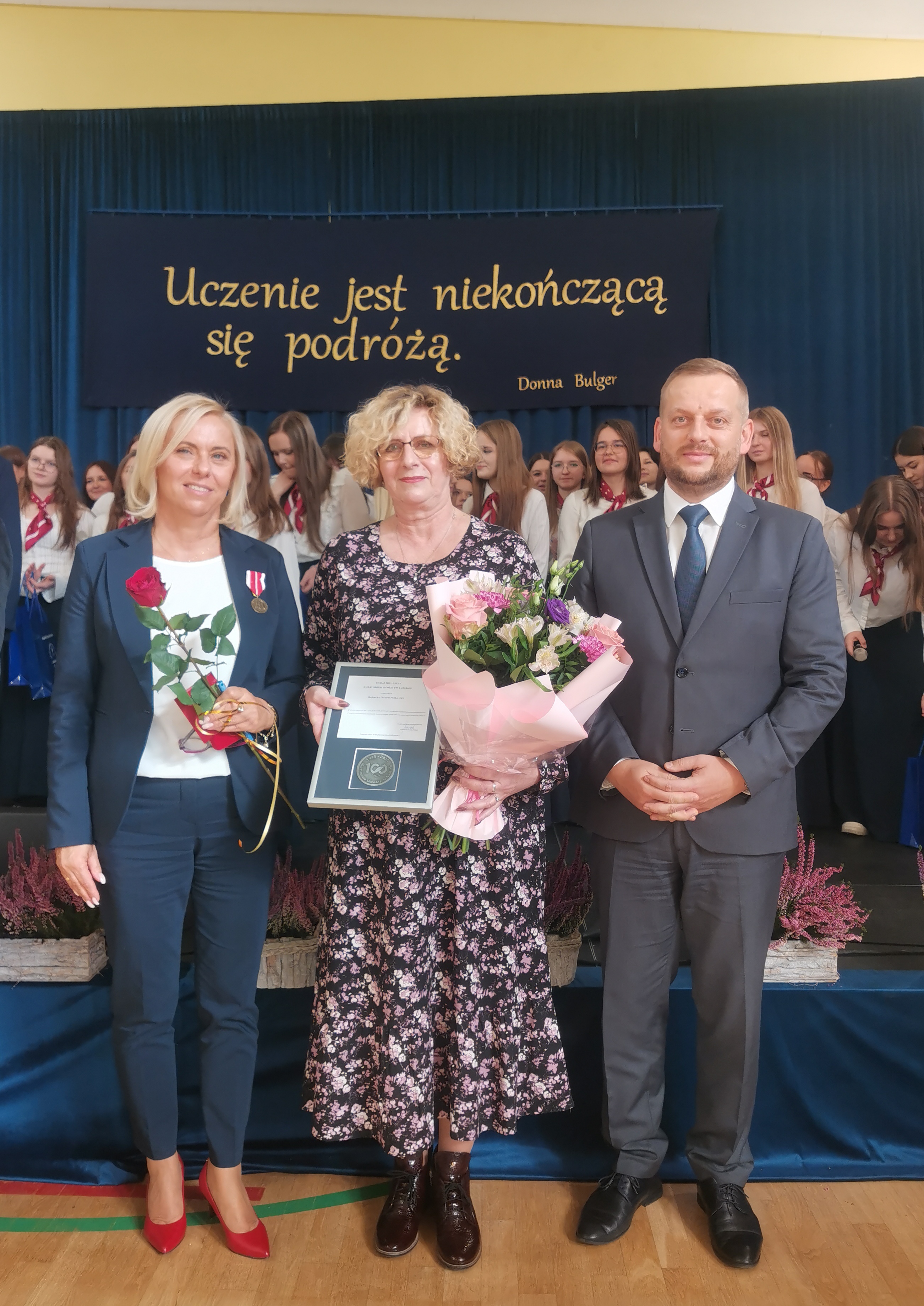 Pani Dyrektor Barbara Ochniowska-Łyś uhonorowana medalem 100-lecia Kuratorium Oświaty w Lublinie